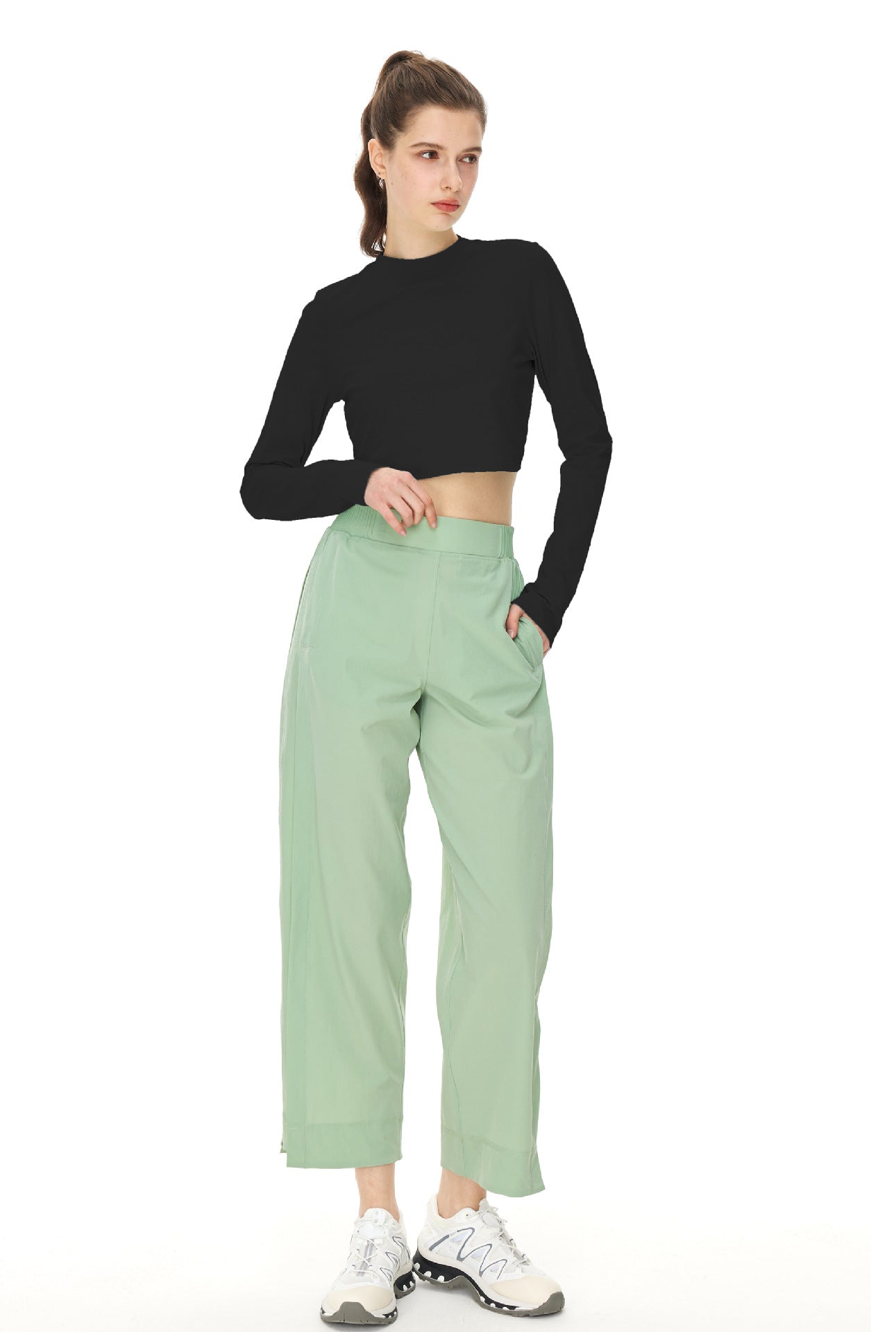Dovetail Yoga Long sleeve one dress and two wear T-shirts