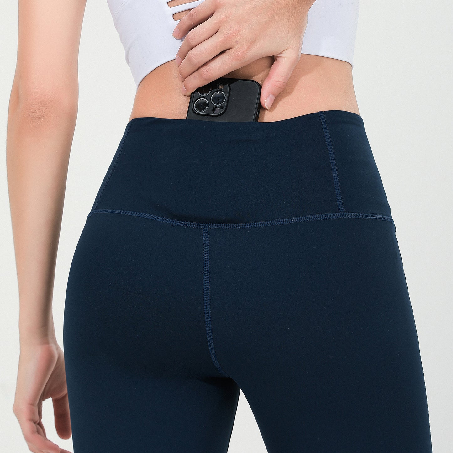 High Waisted Hip-lifting Wide-leg Flared Pants