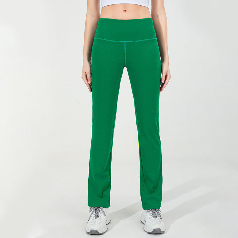 High Waisted Hip-lifting Wide-leg Flared Pants
