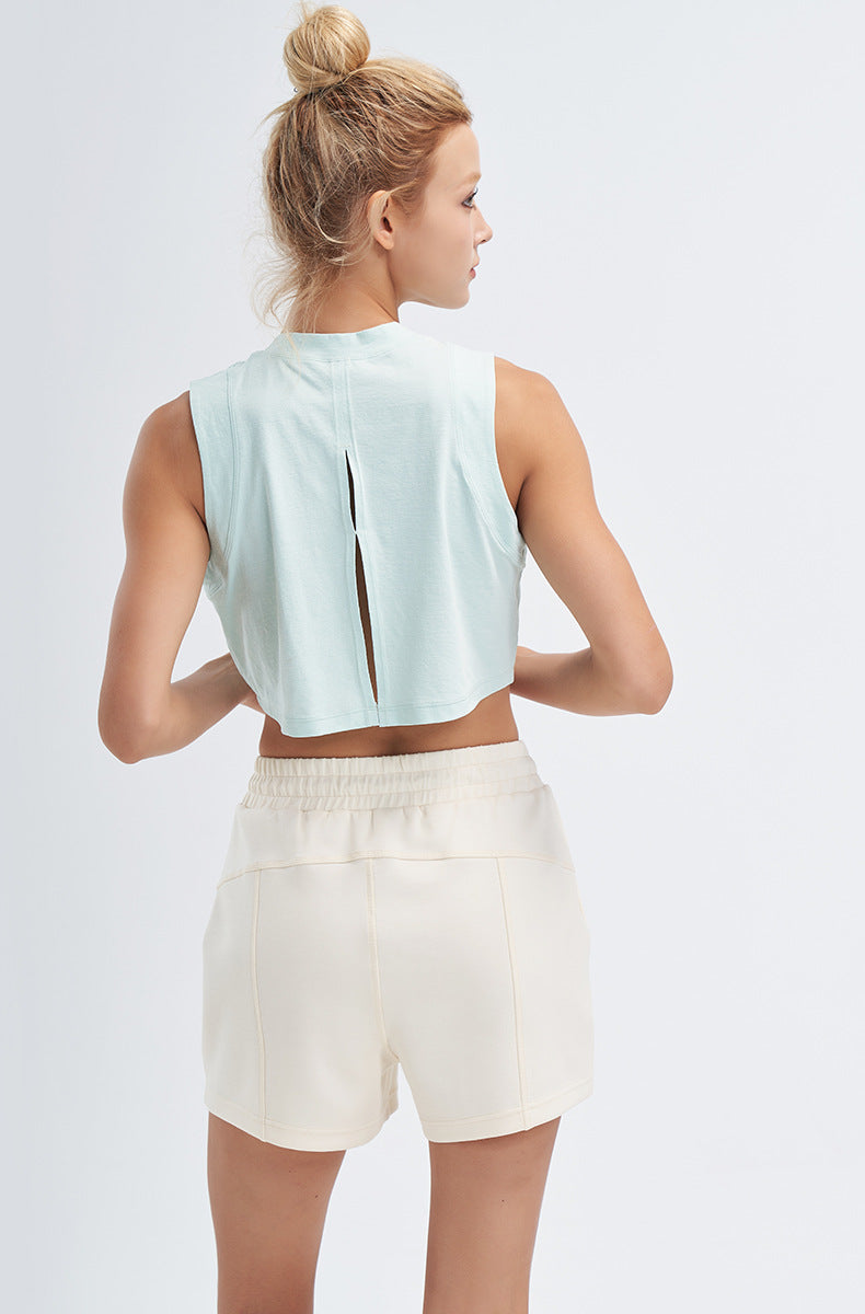 New Sleeveless Yoga Sports Vest