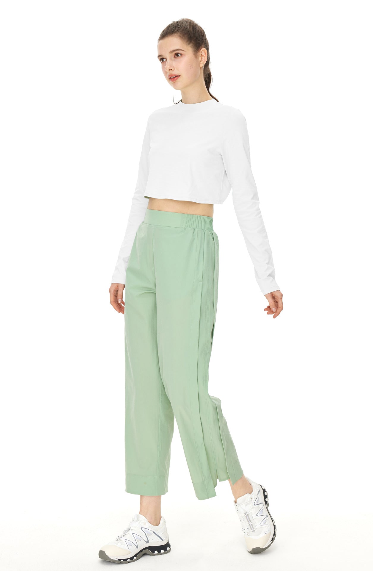 Dovetail Yoga Long sleeve one dress and two wear T-shirts