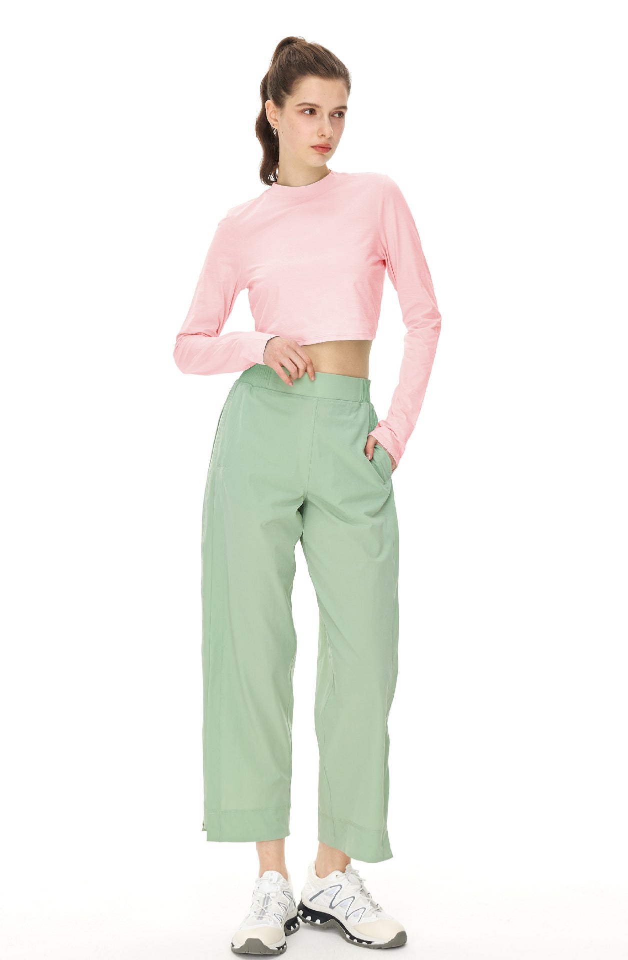 Dovetail Yoga Long sleeve one dress and two wear T-shirts