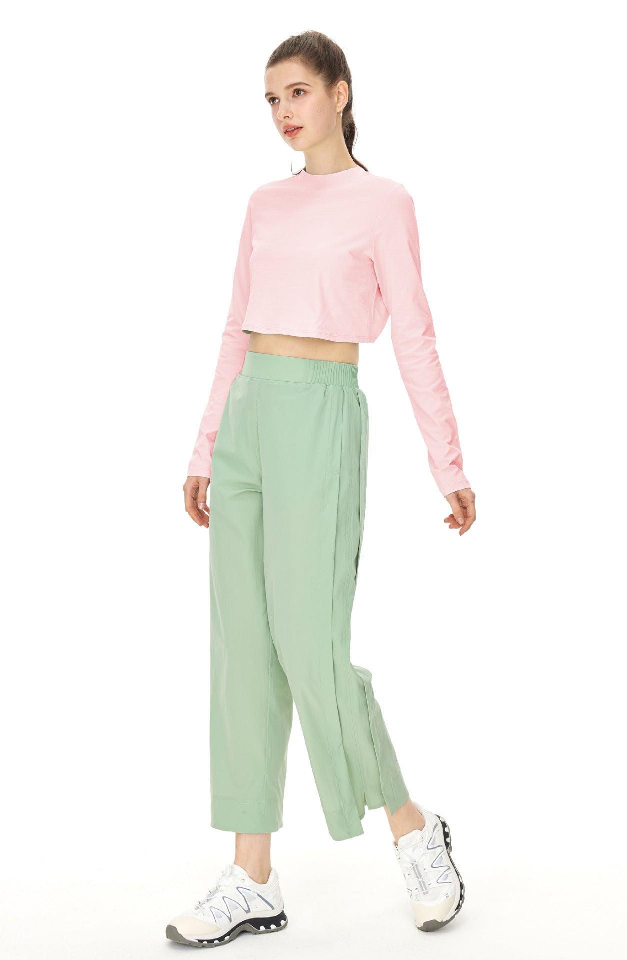 Dovetail Yoga Long sleeve one dress and two wear T-shirts