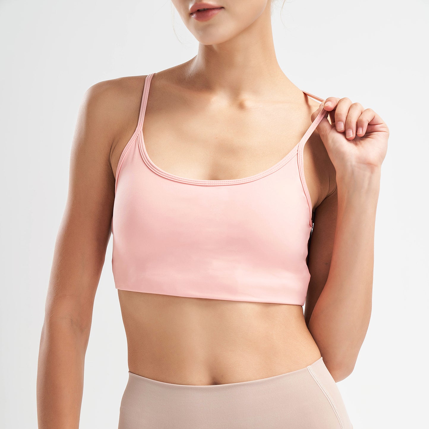 Backless Fitness Gathered Yoga Bra Yoga