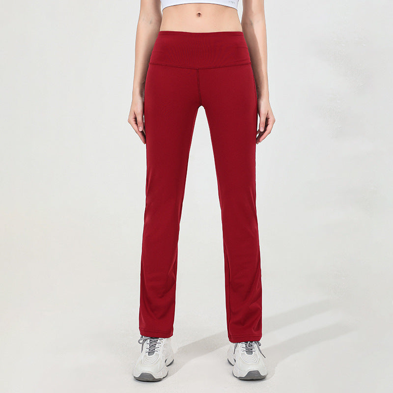 High Waisted Hip-lifting Wide-leg Flared Pants