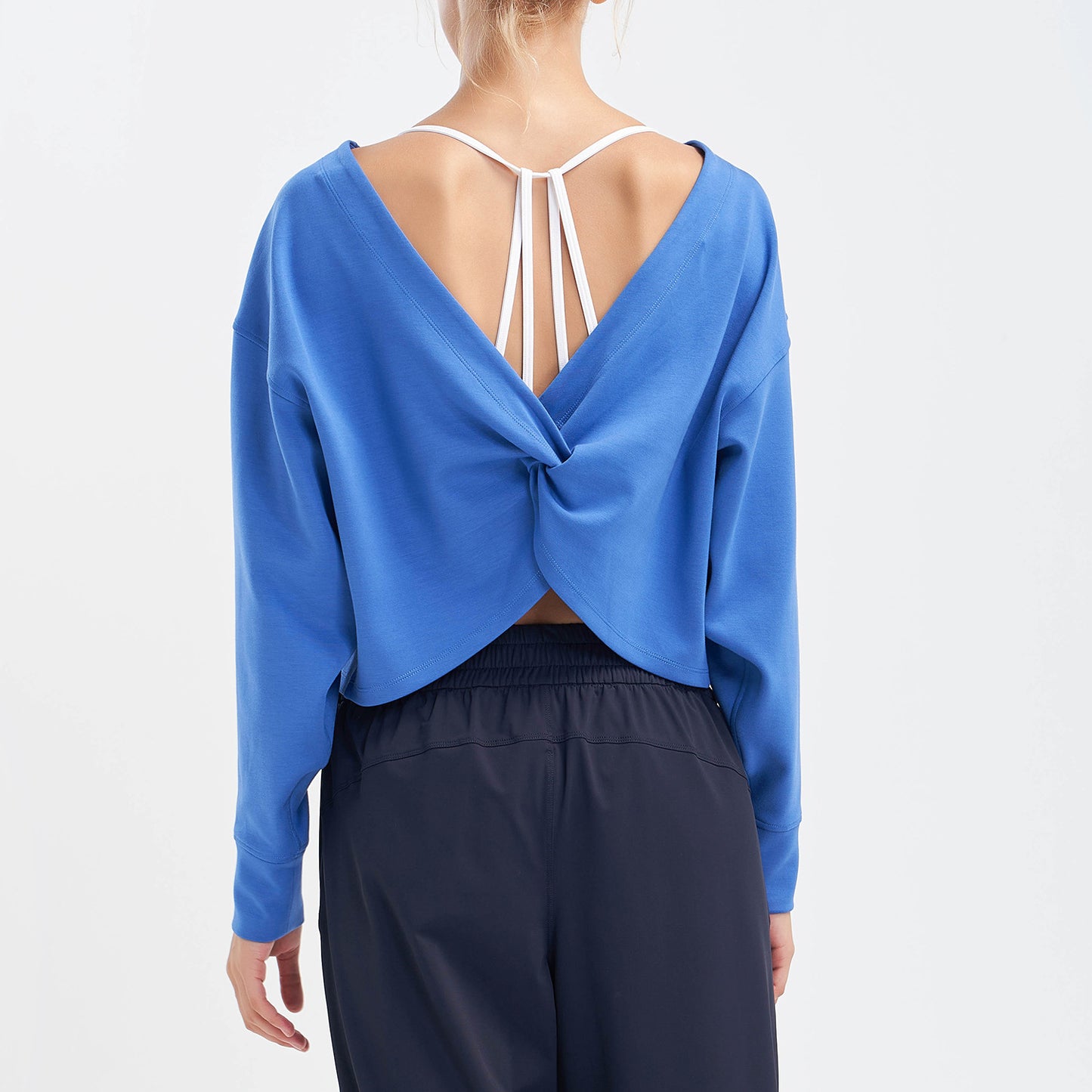 Lulu's New Top Two Wear Crop Top Long Sleeve Yoga Shirt