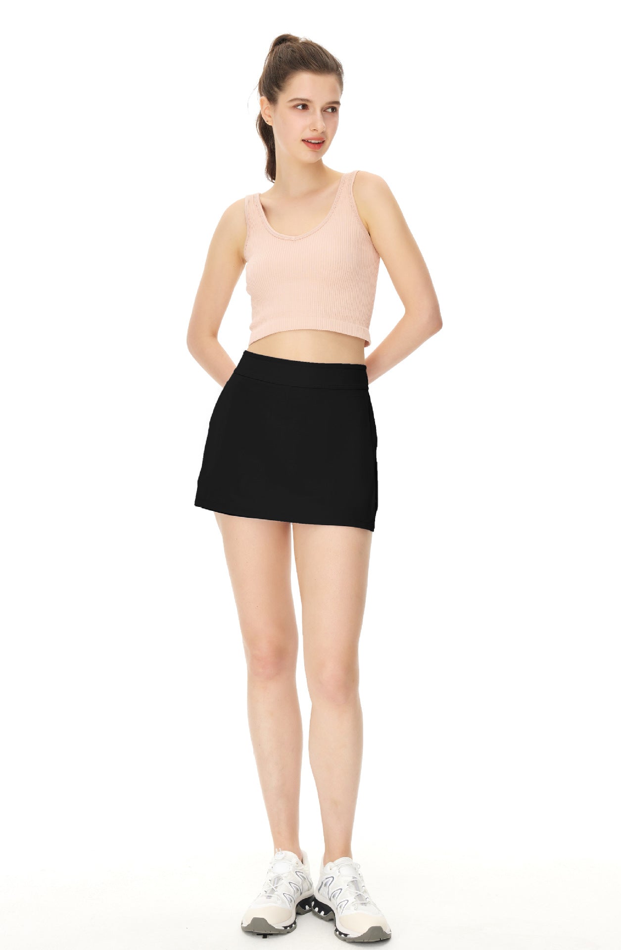 Athleisure Culottes Fitness Tennis Skirt