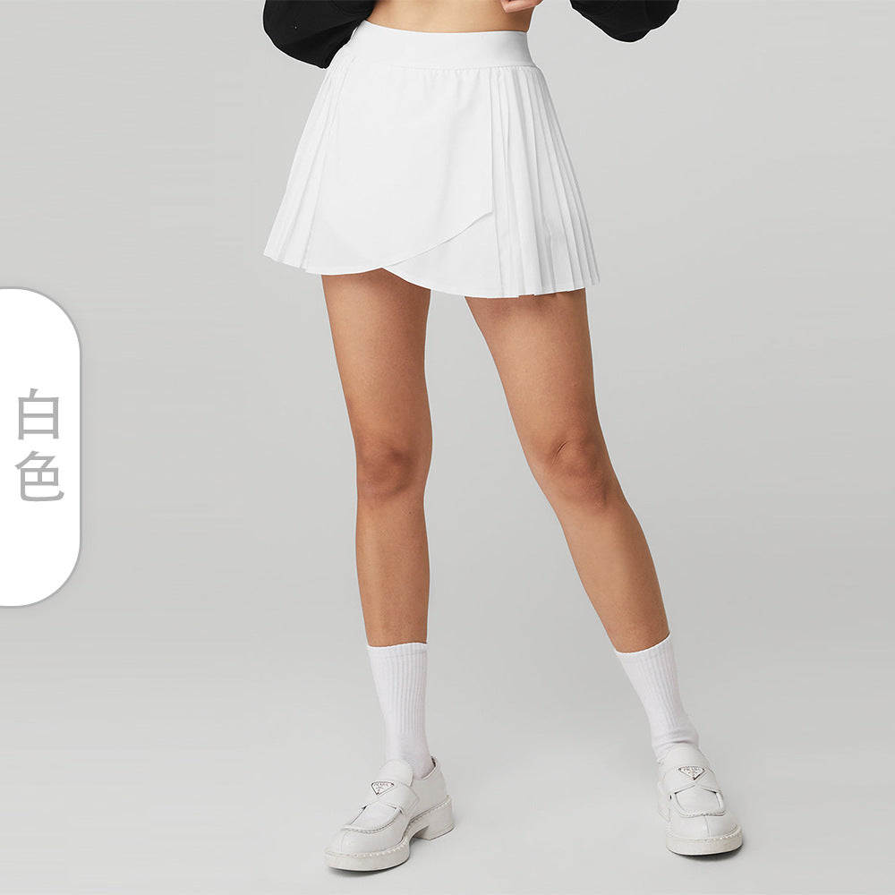 Pleated Quick Dry Tennis Skirt Sports Shorts