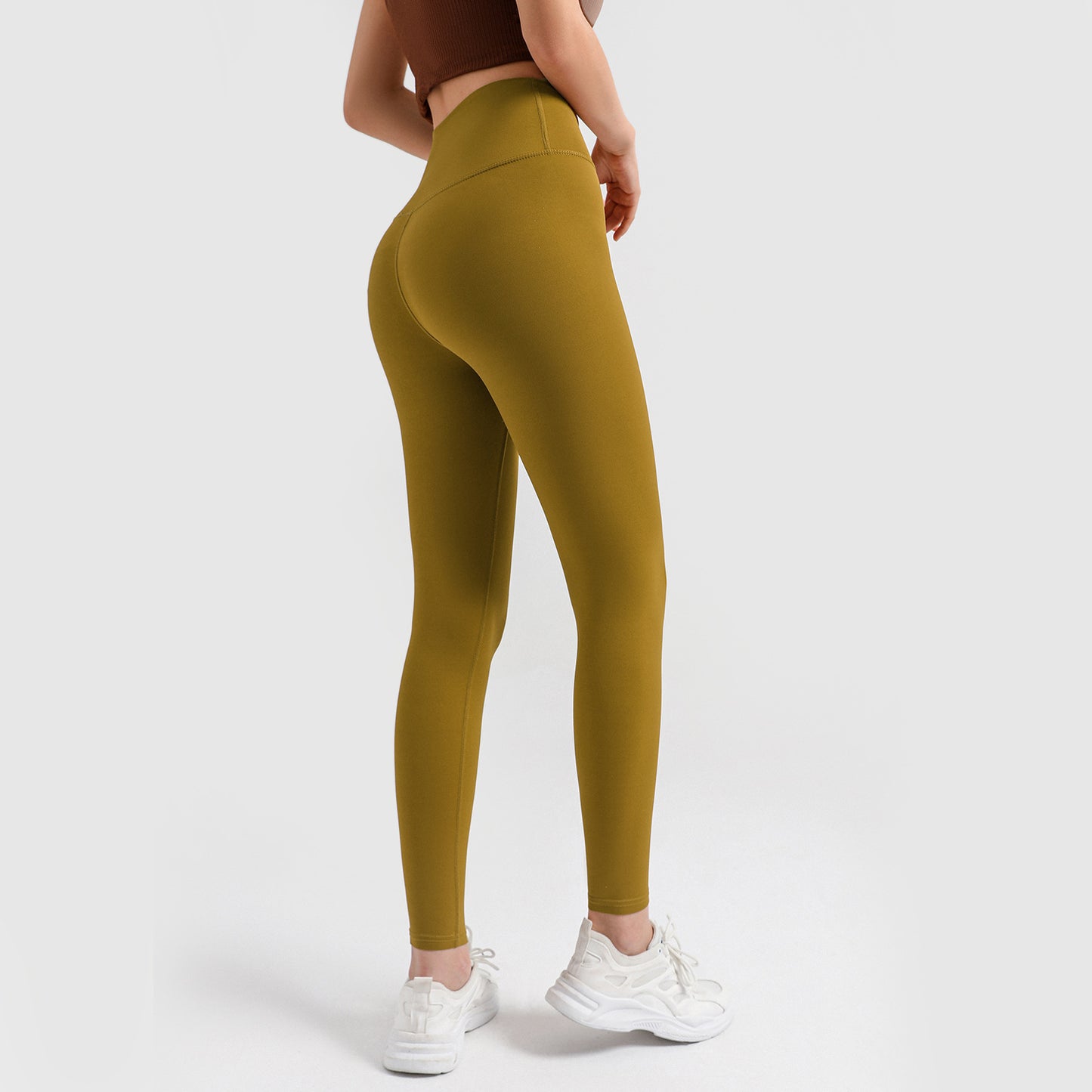 High-waisted Nude No Embarrassment Line Leggings